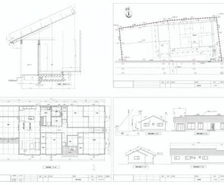 手描きなどの図面をデータ化します 基本設計図面やより密度の高い詳細図面まで、制作いたします。 イメージ2