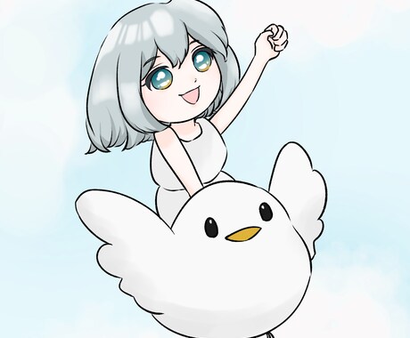 優しい雰囲気のミニキャラ、SDイラスト描きます 優しい絵柄のイラストが得意です！気軽にご相談ください♩ イメージ2