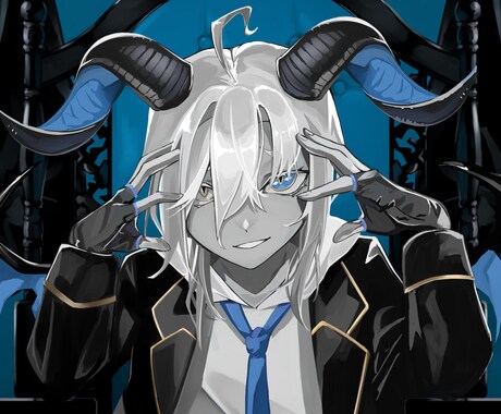 歌ってみたサムネイル制作します 高品質な絵柄寄せイラストをお届けします！ イメージ1