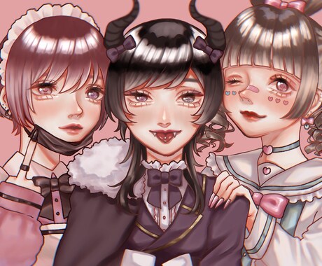 SNS等のオリジナルアイコンをお描きします 誰とも被らない一点物の個性をお届けします イメージ1
