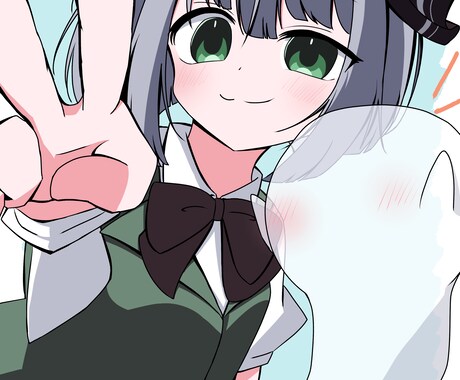 ゆるくてかわいいイラスト制作します 1枚絵、アイコン等！気軽にご相談ください イメージ2
