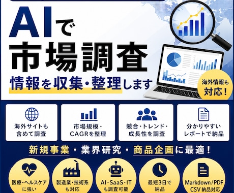 AIで市場調査情報を収集・整理します PythonとAIで市場情報を効率収集 イメージ1