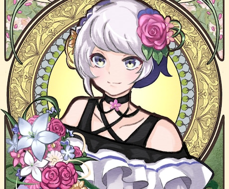 記念イラストに！豪華で個性的な一枚絵を描きます イメージ1