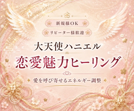 彼を引き寄せる！愛を呼び寄せる心のヒーリングします 彼との距離を縮めたい方へ ハニエルのサポートで愛を整えます イメージ1