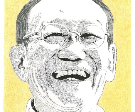 ご老人の似顔絵をペン画、鉛筆画でリアルに描きます 還暦、古希、誕生日のお祝いなど、モノクロの似顔絵を描きます！ イメージ1