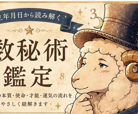 人生の転機・才能・傾向を深く読み解きます 迷いの晴れない方へ数秘術＆オラクルカード総合セッション イメージ1