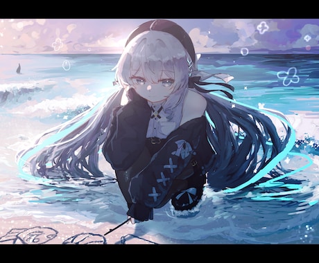 イラスト、動画用イラスト描きます 透明感のあるイラストが欲しい方向け イメージ1
