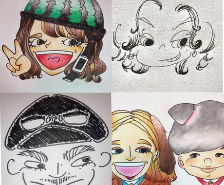 アイコン、似顔絵、描きます ポップ！可愛い！でも似てる！そんな絵をお届けします☺︎ イメージ2
