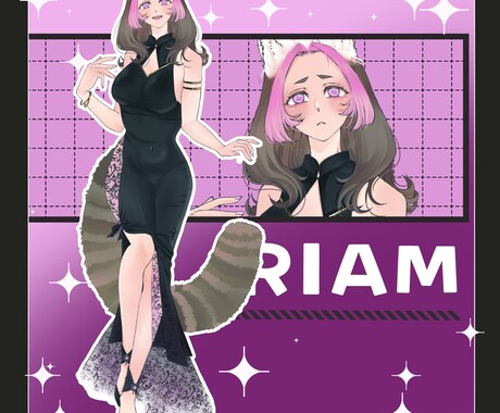 IRIAM立ち絵のデザインを承ります あなたの理想のイラストをデザインし形にいたします イメージ2