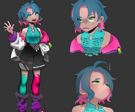 あなたのオリジナルキャラを形にさせて頂きます あなたの生み出すキャラクターのお手伝い！ イメージ2