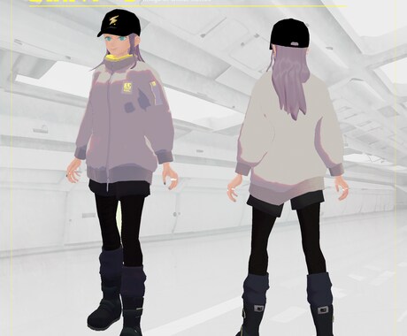 3D Vtuber様へ 対応衣装を制作します リアクロからモードまで、特別な時間に、個性が光る一点物を。 イメージ2