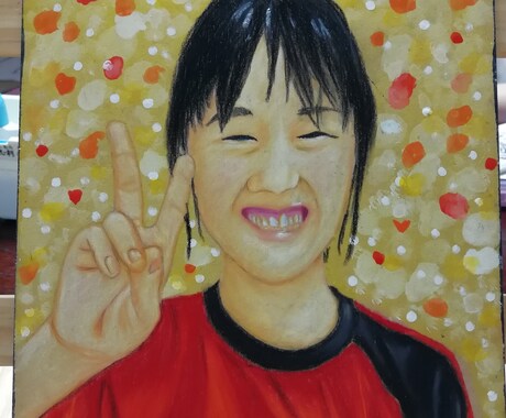 似顔絵描きます 世界に１つだけ！チョークアートで似顔絵を描きます イメージ2