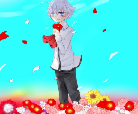 ＳＮＳアイコン、ヘッダーなど描きます ＳＮＳで使えるイラスト作成致します。 イメージ2