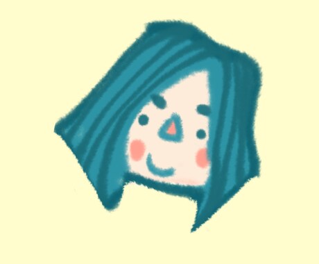 【アイコン用！】シンプルでかわいい似顔絵描きます！ イメージ1
