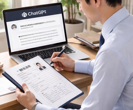 転職向けAI文章添削します Chat GPTやGeminiの文章、本当に正しいですか？ イメージ1