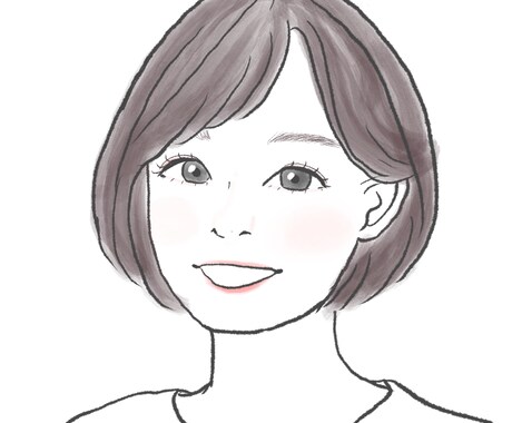 やさしい雰囲気で可愛く描く似顔絵アイコン制作します パーソナルカラーを取り入れてあなたらしさを色で表現！ イメージ2