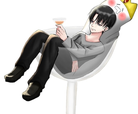 二次創作イラストを作成します キャラクターの誕生日イラストや応援イラストを作成します。 イメージ1