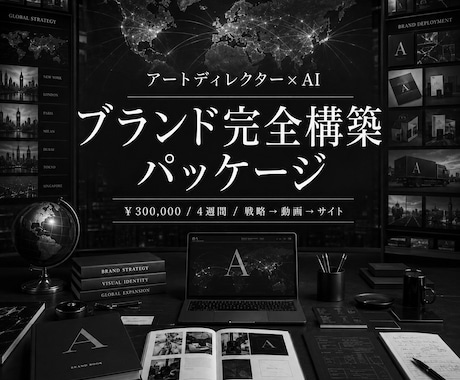 ブランドを戦略からAIで完全構築します 戦略・映像・サイト。すべてが、ひとつの呼吸で イメージ1