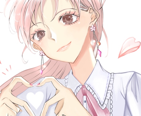 カッコ可愛い目を惹くアイコン描きます 世界に一枚だけの貴方のアイコンを描かせて下さい＾＾ イメージ1
