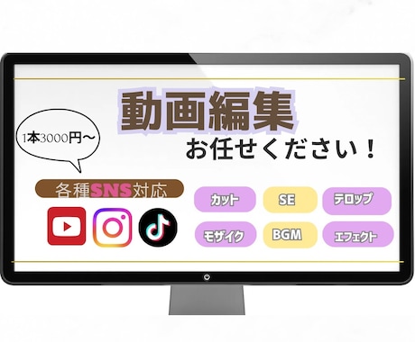 ショート動画／SNS動画編集を承ります 冒頭にこだわっており、冒頭フックインパクト与えます！ イメージ1