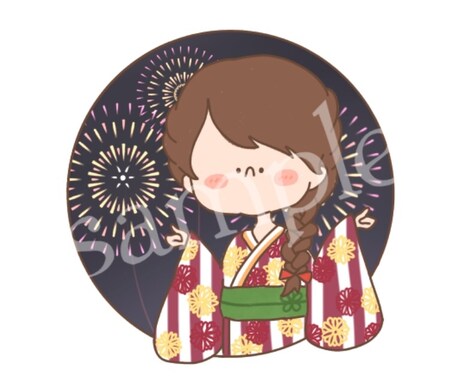 ゆるっとコロコロなアイコン描きます SNSで使えるアイコンや、カップルペアイラストなどにおすすめ イメージ2