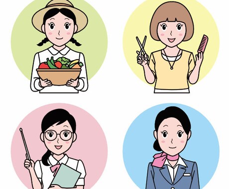 可愛くシンプルな丁度良いイラスト・アイコン承ります Web、SNS、チラシ、その他広告もOKの万能イラスト！ イメージ2