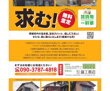 誰も住まなくなった空き家・古家・ご実家を調査します (調査後)　空き家・古家を貸して下さい！松山市～愛媛県内全域 イメージ1