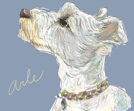 ポップでカラフルにペットを描きます ～可愛く愛犬をかざりませんか～ イメージ2