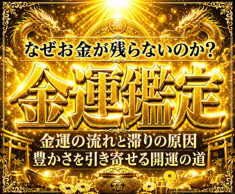 30年の霊視経験による【本格金運鑑定】を行います 私が最も好転に導いてきた金運アップに関する最高位霊視鑑定 イメージ2