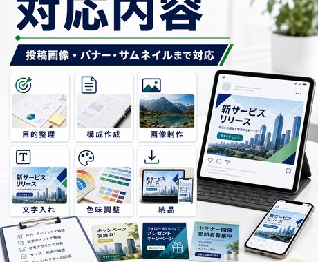SNS投稿画像・バナーを作成します 投稿画像や告知バナーを見やすく制作 イメージ2