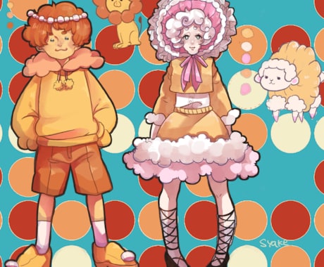 あなたの推しペット・モノを擬人化します インスピレーションで擬人化したイラストを描きます！ イメージ1