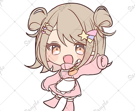 ミニキャラ・マスコット描きます ポップで可愛いデフォルメキャラクターを描かせていただきます！ イメージ1