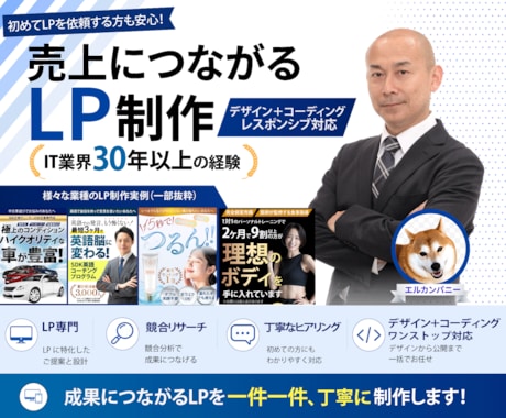 先着10名限定！セールスデザインLP制作します 売れる導線を意識したLPを作成します イメージ1