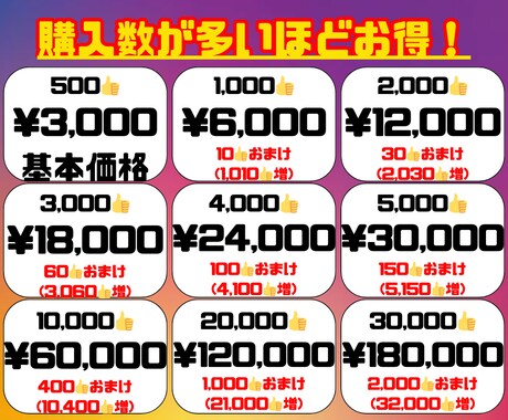 インスタ日本人男女20/30代からいいね増やします 500〜/まとめ最大12,000円割/初回15%リピ10%割 イメージ2