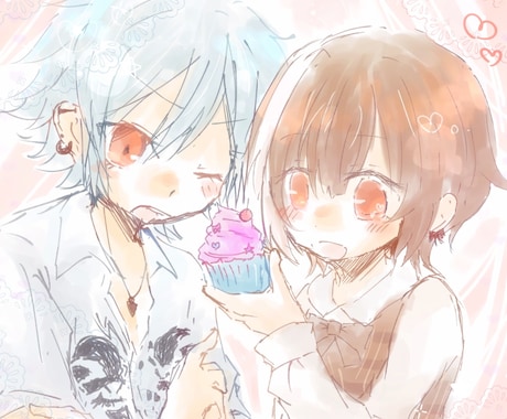 かわいい夢絵、イラスト承ります お好きなイラスト、夢絵などお好きなもの可愛く仕上げます♡ イメージ2