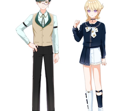キャラクターデザインをいたします 可愛い、中性的なキャラが好きな方はぜひおまかせください イメージ2