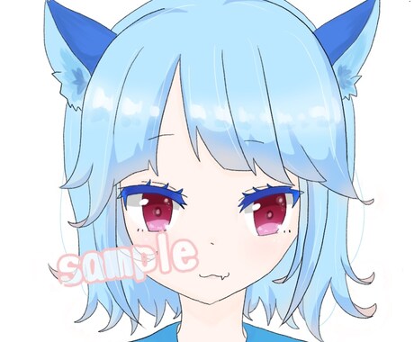 SNS用アイコン描きます (1週間以内に納品！)あなただけの可愛いアイコン描きます！ イメージ2
