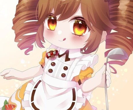 ラフ修正無制限！アイコンや一枚絵描きます SNSや動画用などにどうぞ！ミニキャラも描けます♪ イメージ2