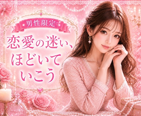 男性限定♥️恋愛♥️女性目線でそっとお伝えします ♥️恋愛の迷い♥️一緒に整理しませんか…あなたに寄り添います イメージ2