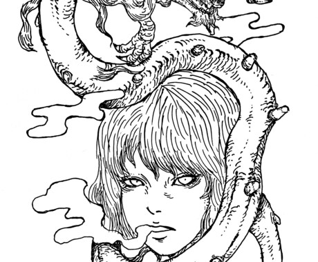 奇妙な女性描きます テーマに沿ったイラストを描かせていただきます。 イメージ2