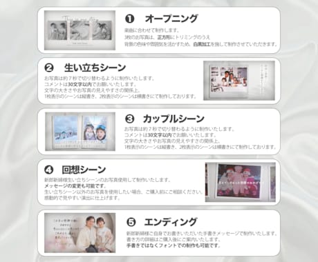 プロフィールムービー | ポラロイド 制作します SIMPLE MINIMAL | DVD無料 イメージ2