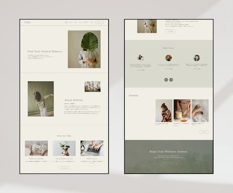 オリジナルテンプレートで世界観あるサイトを作ります Squarespace×デザイナー制作テンプレート イメージ2