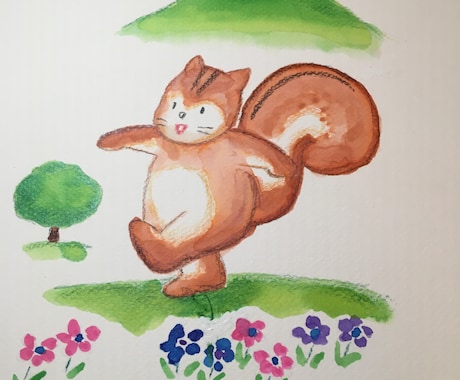 さし絵や様々な用途のイラストを描きます 可愛い誰からも親しまれるようなイラストを目指しています。 イメージ1