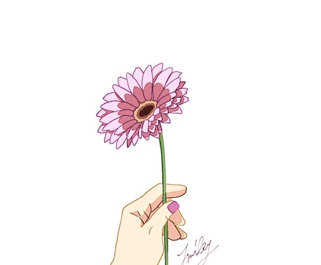 手から気持ちが伝わるようなイラストを描きます 気持ちを伝えるお手伝いをさせてください⭐︎ イメージ1