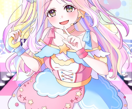 一枚絵を描きます キャラクターを最大級に魅力的に!そんな一枚絵を! イメージ1