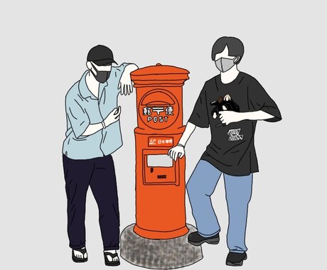 写真からイラスト描きます イメージ1