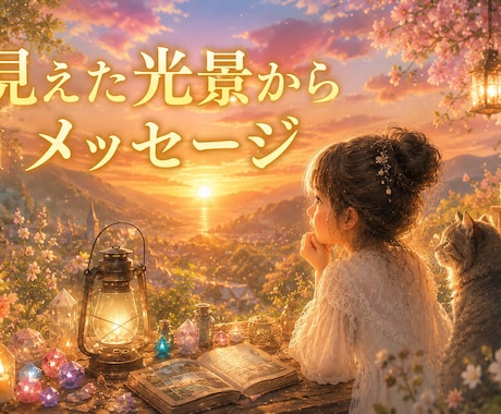 あなたから【みえた光景とメッセージ】お伝えします チャネリングメッセージ☆。.:＊・゜気づきヒントに イメージ1