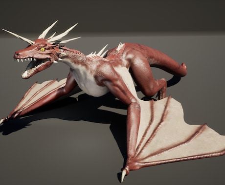 クリーチャー系3Dキャラクターを制作いたします ゲーム等で使用いただけるキャラクターモデルを作成します！ イメージ2
