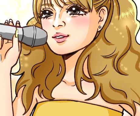 講師も務める似顔絵師がデジタル似顔絵を描きます もらった人が笑顔になるような似顔絵を心がけています！ イメージ2