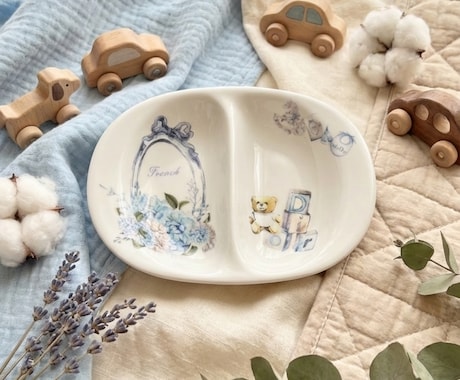 世界に一つだけの名入れ食器をお作りします 産院の産後ケアで講座をしている信頼の講師が作る離乳食食器 イメージ2
